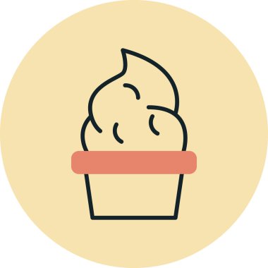 Buz. Web simgesi basit illüstrasyon