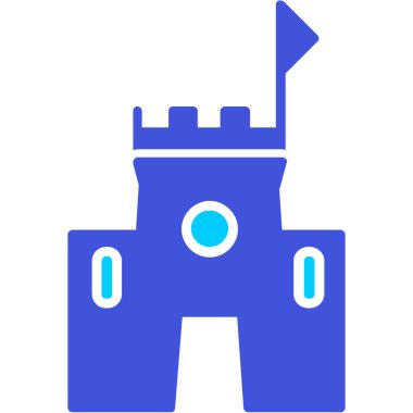 Robot simgesinin vektör illüstrasyonu