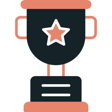 Ödül kupası simgesi taslak biçiminde