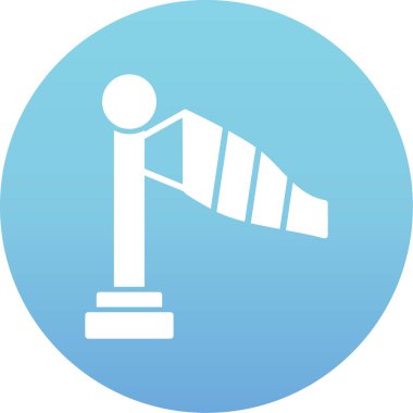 Bir düzlemin uzun gölge vektör simgesinin gösterimi