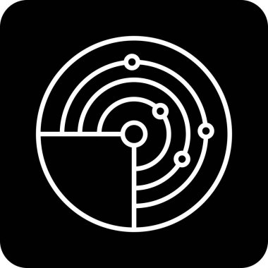 Modern bir simgenin vektör illüstrasyonu