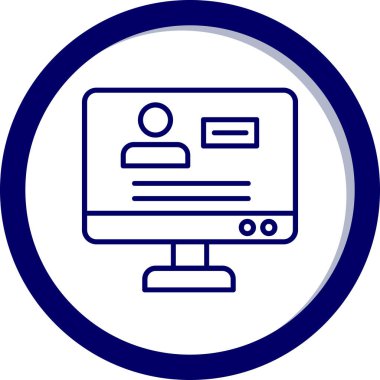 seo modern simgesinin vektör illüstrasyonu