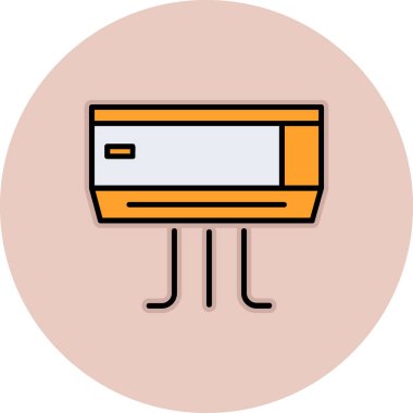 Modern bir binanın vektör çizimi