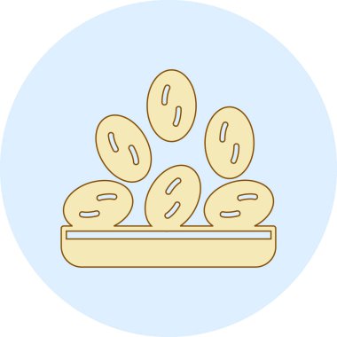 Çizgi film kurabiyelerinin vektör çizimi