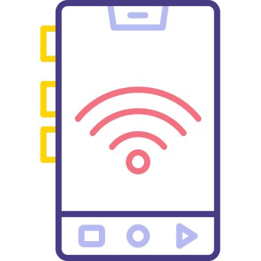 wifi simgesi vektör illüstrasyonu