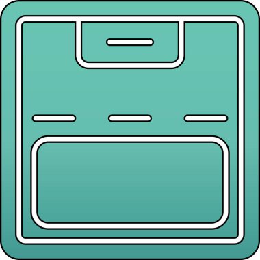 Modern b 'nin vektör illüstrasyonu eksik simgesi