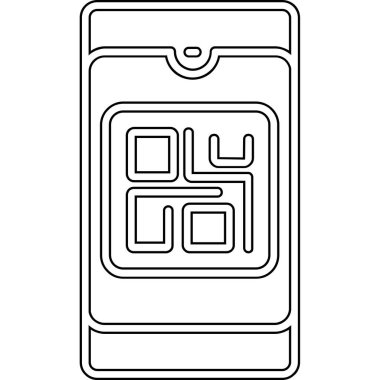 Smartphone Simgesi, vektör illüstrasyonu