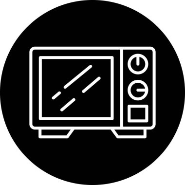 Televizyon. Web simgesi basit tasarım