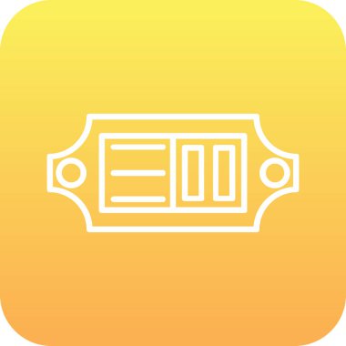 Pil simgesinin vektör illüstrasyonu