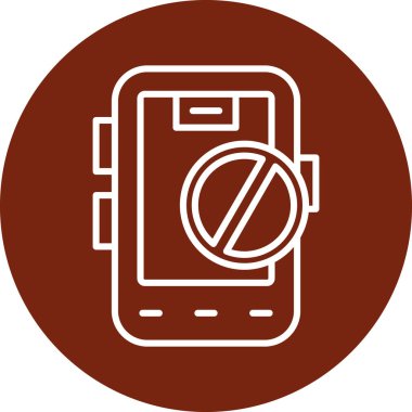 akıllı telefon simgesi vektör illüstrasyonu