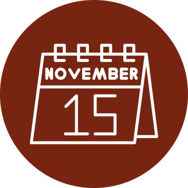 Kasım 'ın 15' i bir günlük takvimde