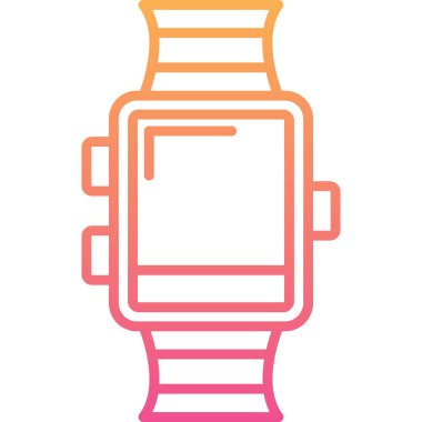 smartwatch simge vektör çizimi