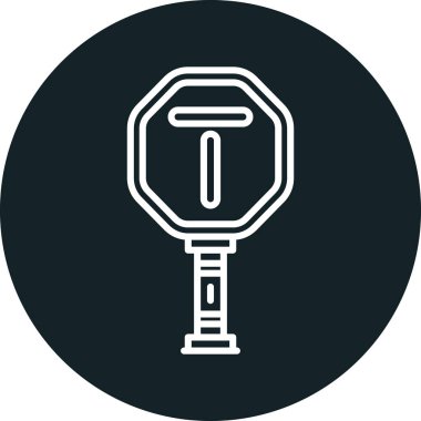 Modern oto tamir simgesinin vektör illüstrasyonu