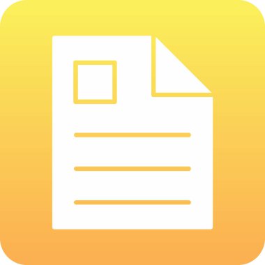 Vektör belgesi Simge illüstrasyonu