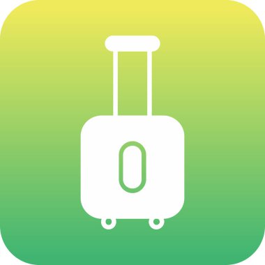 Bavul simgesi. Düz tasarım