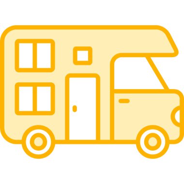 Van simge vektör çizim