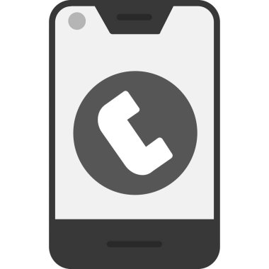 akıllı telefon çağrısı vektör illüstrasyon tasarımı