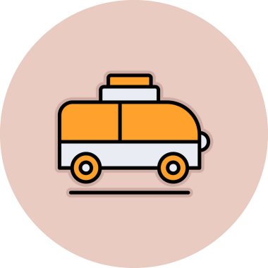 araba simgesi vektör illüstrasyonu