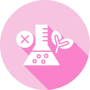 Bir test şişesinin vektör çizimi