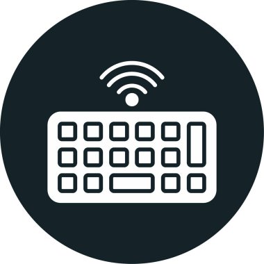 Moda biçimi izole edilmiş arkaplanda wifi simgesi