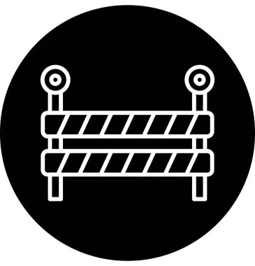 Sandalye ikonu. Web için sandalye vektör simgelerinin basit çizimi