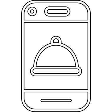 Smartphone Simgesi, vektör illüstrasyonu