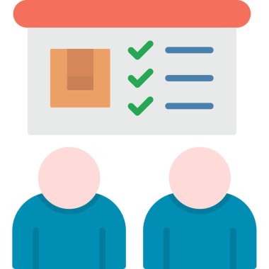 İnsan simgesinin vektör illüstrasyonu