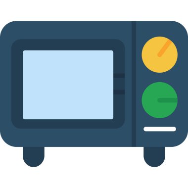 mikrodalga fırın düz resimleme