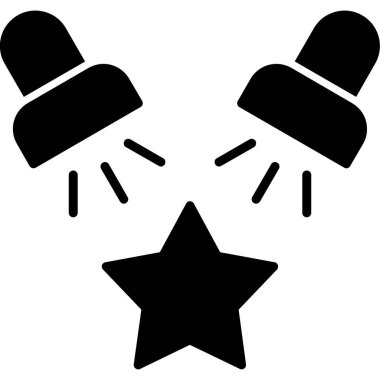 Yıldız. Web simgesi basit illüstrasyon