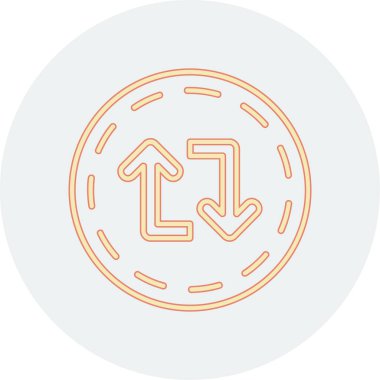 ok simgesi, vektör illüstrasyonu