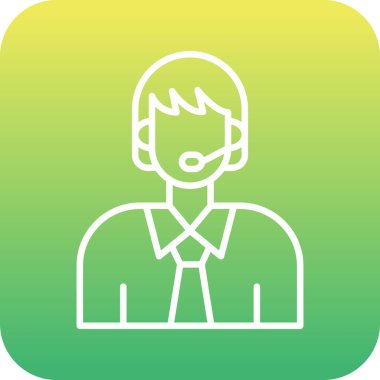 vektör avatar simgesi, basit vektör illüstrasyonu