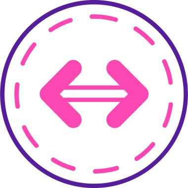 Ok. Web simgesi basit illüstrasyon