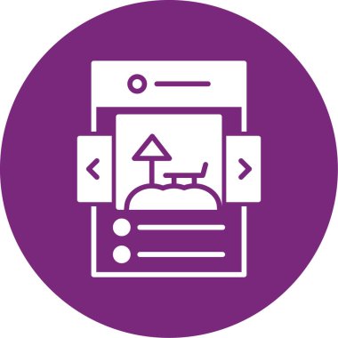 Bir belgenin bir simgesinin vektör çizimi