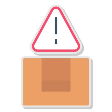 Uyarı vektör simgesi