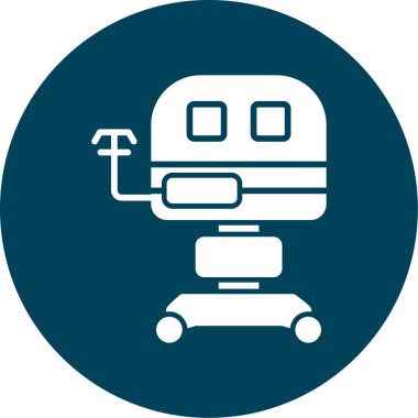 Moda Biçimli Elektrik Araba Simgesi İzole Arkaplan