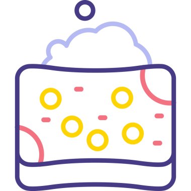 Kek simgesi, vektör illüstrasyonu