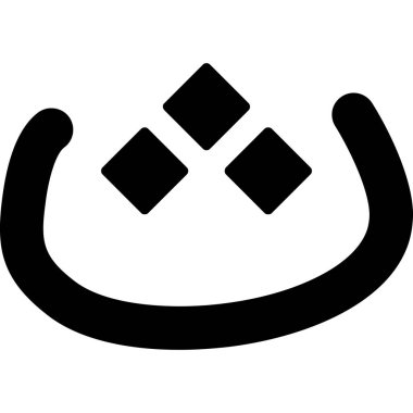 Tek bir izole simgenin vektör illüstrasyonu