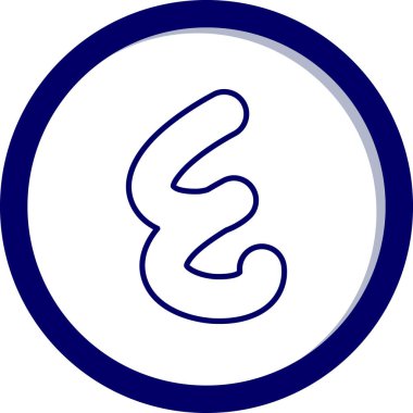 Bir zodiac 'ın vektör illüstrasyonu