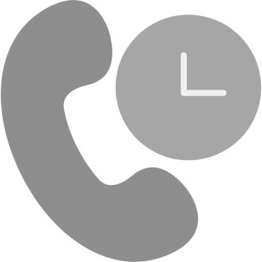 Çağrı merkezi simgesi. Web tasarımı için basit telefon vektör sembolü çizimi