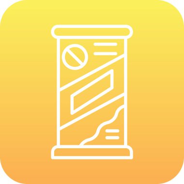 Modern b 'nin vektör illüstrasyonu eksik simgesi