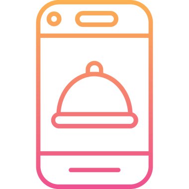 vektör illüstrasyonu, mobil uygulama simgesi tasarımı