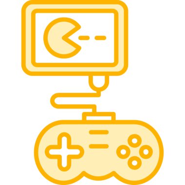 oyun simgesi vektör çizimi