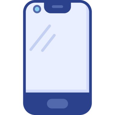 Akıllı telefon. Web simgesi basit illüstrasyon