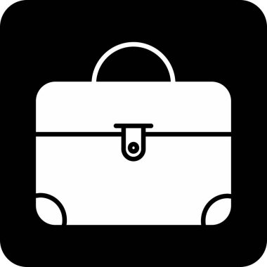 çanta simgesi vektör illüstrasyonu
