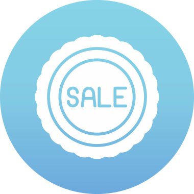 Satış etiketi. Web simgesi