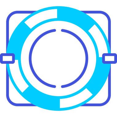 Lifebuoy web simgesi, vektör çizim