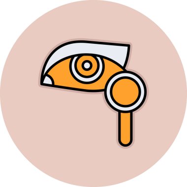 Çizgi film simgesinin vektör çizimi