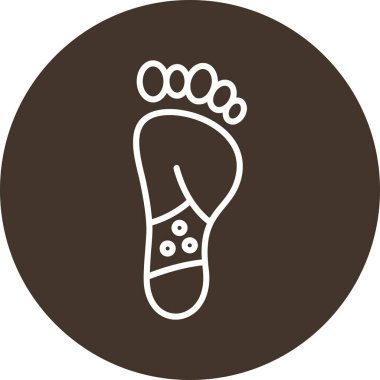 Bir çift terliğin vektör çizimi