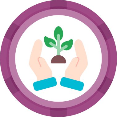 bitki simgesi vektör illüstrasyonu