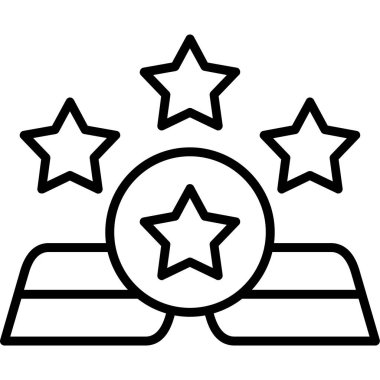 yıldız simgesi, satır tasarımı